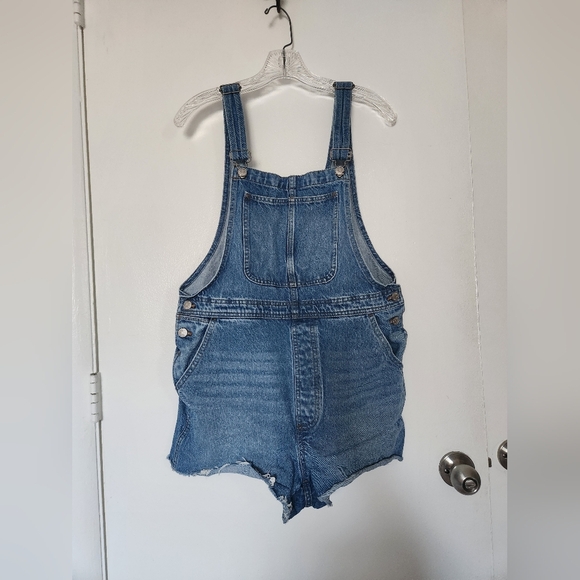 Madewell Adirondack Short Overalls in Wrightwood Wash Size M - Picture 2 of 6
